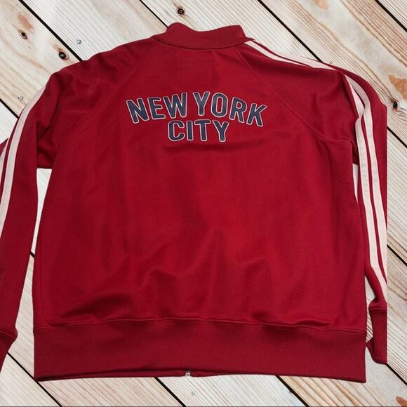 AEROPOSTALE Red NEW YORK CITY Full Zip Sweatshirt - Picture 5 of 5